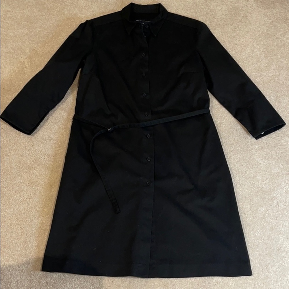 French Connection Cotton Collar Shirt Dress Sz 10